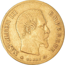 Coin, France, Napoleon III, 10 Francs, 1859, Strasbourg, VF(30-35), Gold