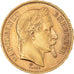 Moneta, Francia, Napoleon III, 20 Francs, 1867, Paris, SPL-, Oro, KM:801.1