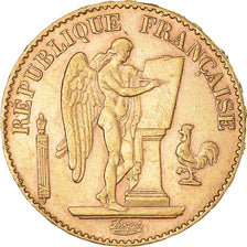 Munten, Frankrijk, Génie, 20 Francs, 1889, Paris, ZF+, Goud, KM:825