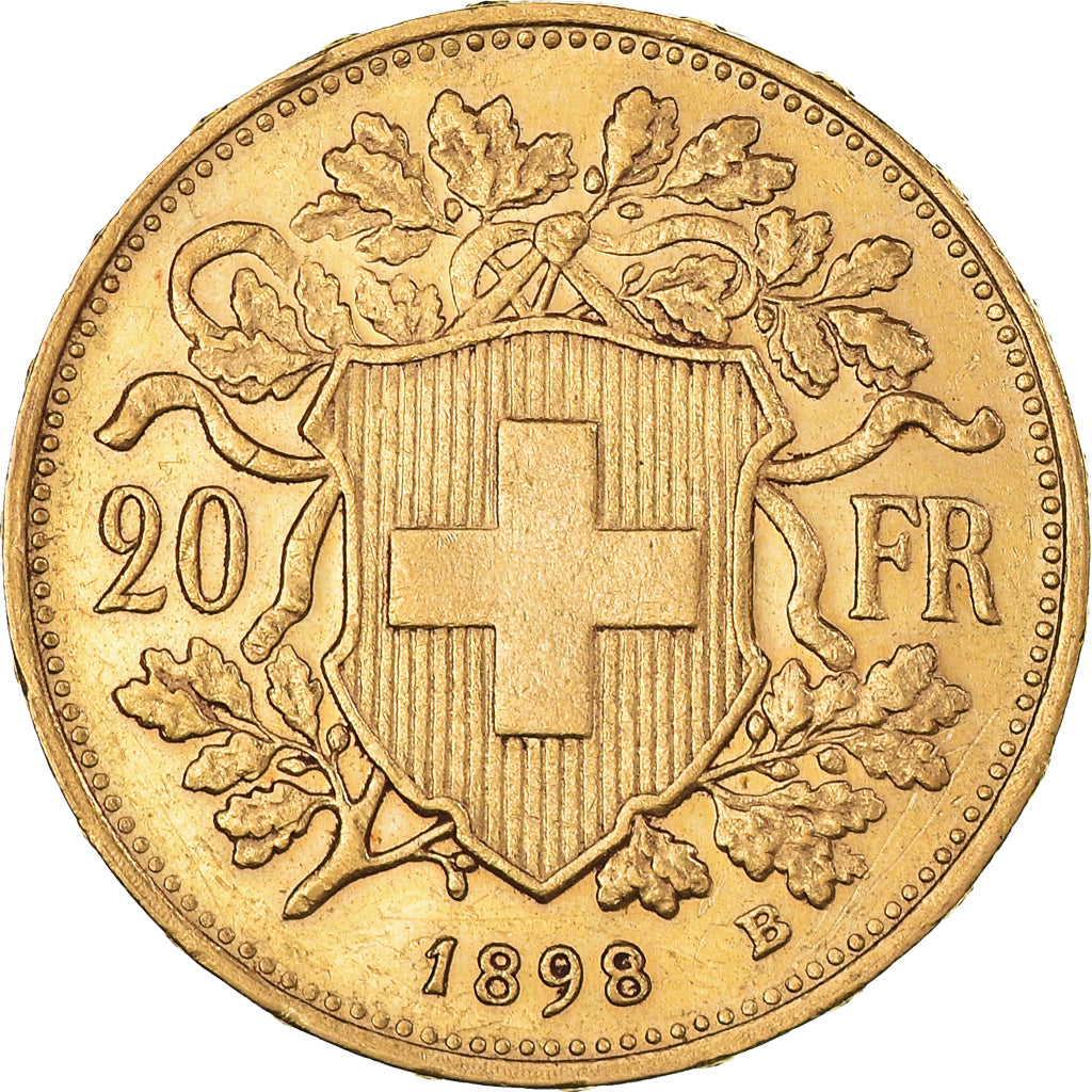 Monnaie, Suisse, 20 Francs, 1898, Bern, SUP, Or, KM:35.1