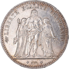 Monnaie, France, Hercule, 5 Francs, 1876, Paris, SUP, Argent, Gadoury:745a