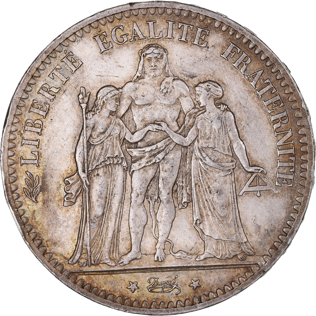Monnaie, France, Hercule, 5 Francs, 1876, Paris, SUP, Argent, Gadoury:745a