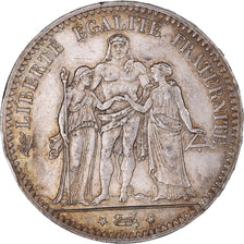 Monnaie, France, Hercule, 5 Francs, 1876, Paris, SUP, Argent, Gadoury:745a