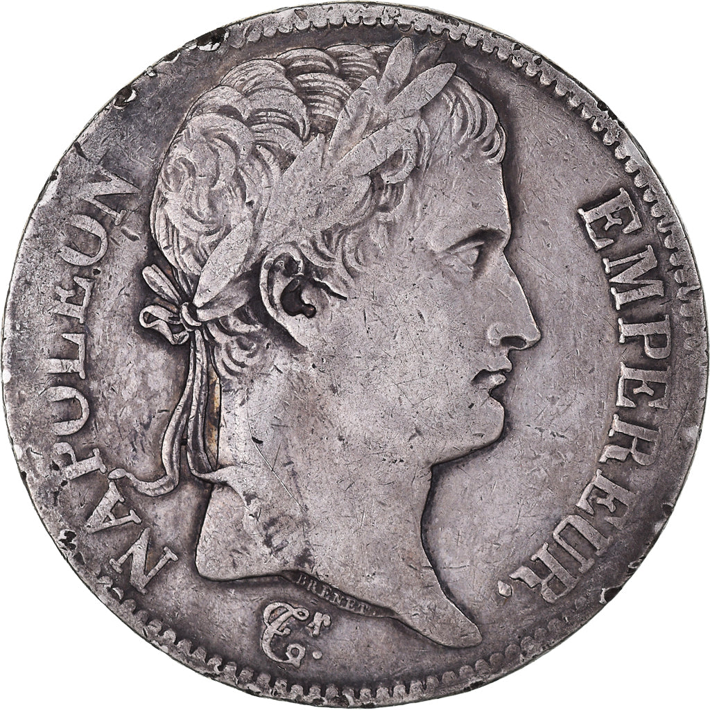 Coin, France, Napoléon I, 5 Francs, 1812, Rouen, VF(30-35), Silver, KM:694.2