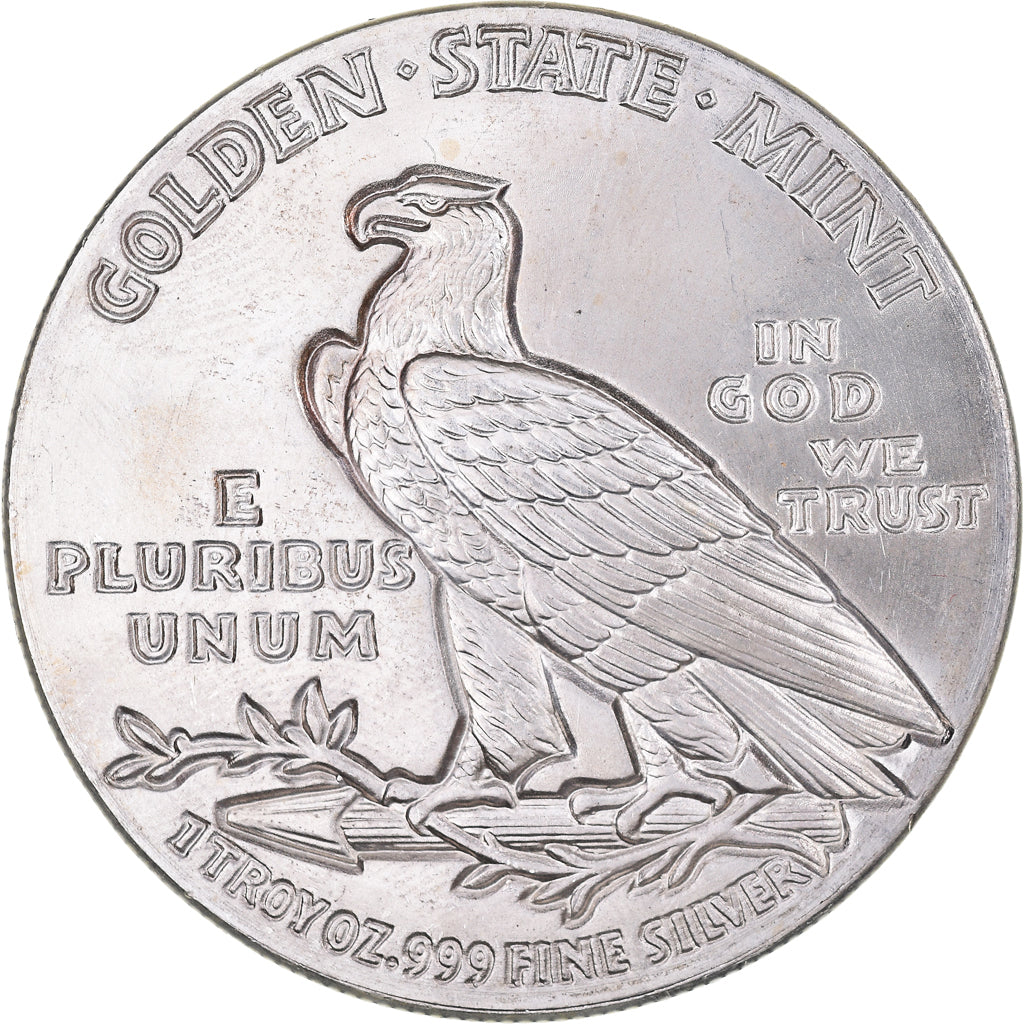 Monnaie, États-Unis, Indian Head, 1 Troy Ounce, 1929, American Mint, SPL