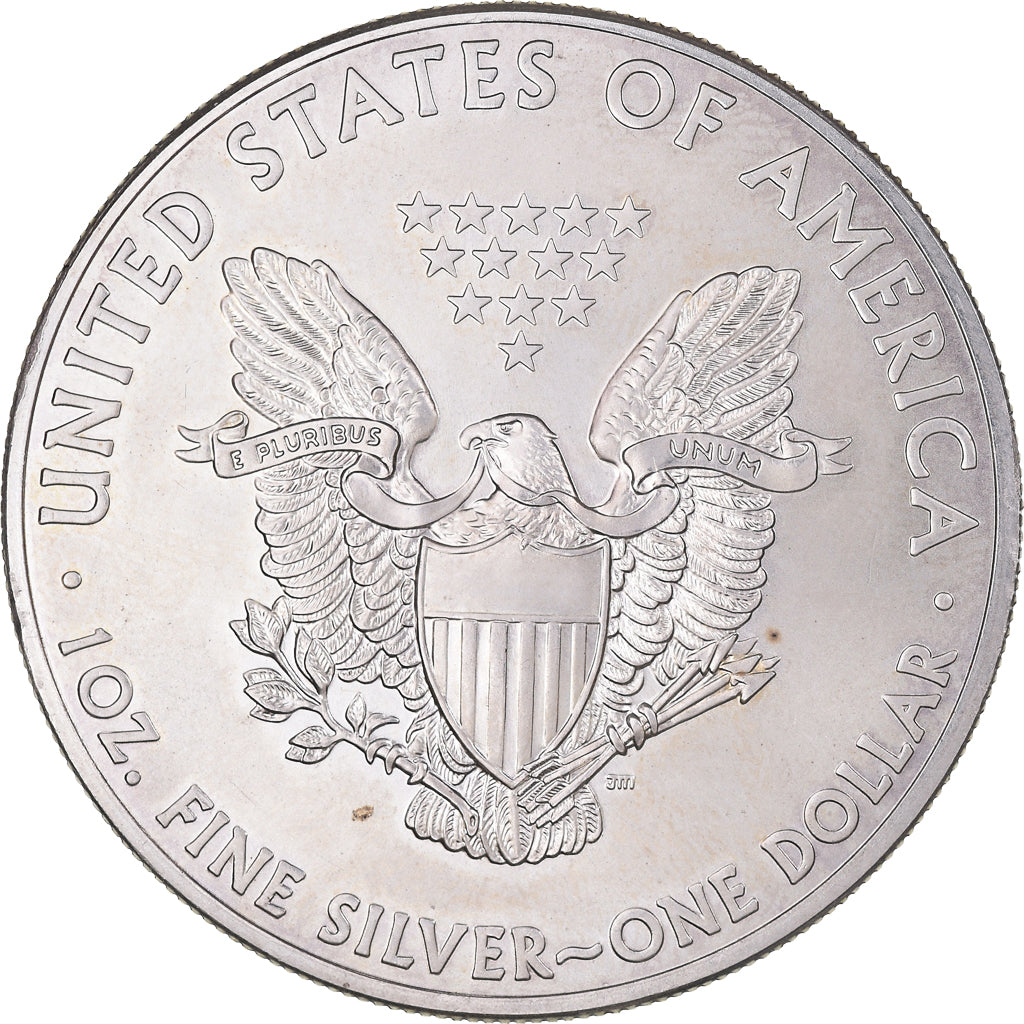Moneta, Stati Uniti, Silver Eagle, Dollar, 2012, 1 Oz, SPL+, Argento