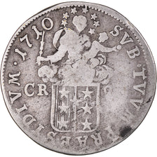 Coin, SWISS CANTONS, SITTEN, 20 Kreuzer, 1710, VF(20-25), Silver, KM:28