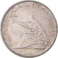 Coin, Italy, 500 Lire, 1961, Rome, AU(50-53), Silver, KM:99