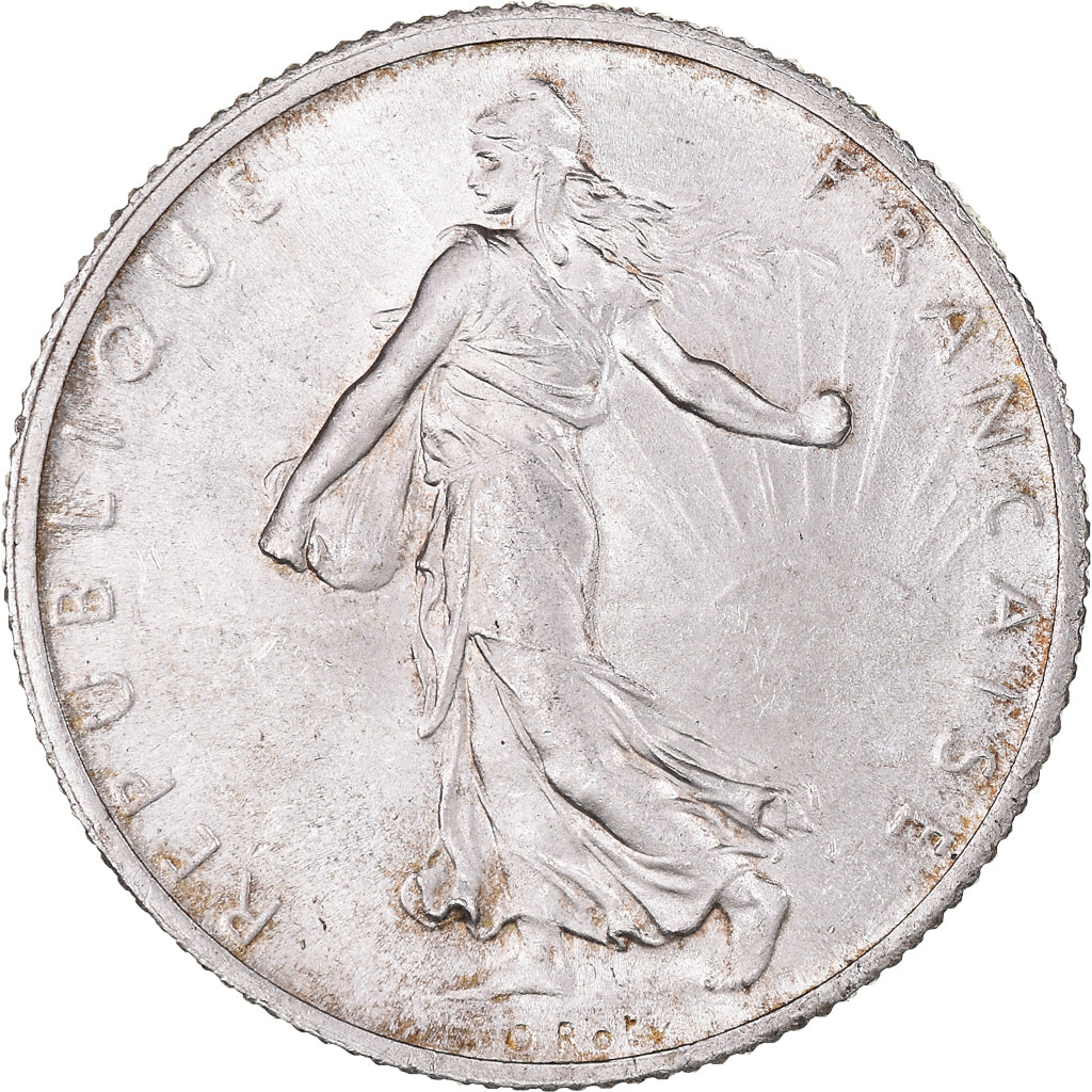Coin, France, Semeuse, 2 Francs, 1915, Paris, MS(63), Silver, KM:845.1