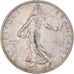 Moeda, França, Semeuse, 2 Francs, 1919, Paris, MS(60-62), Prata, KM:845.1