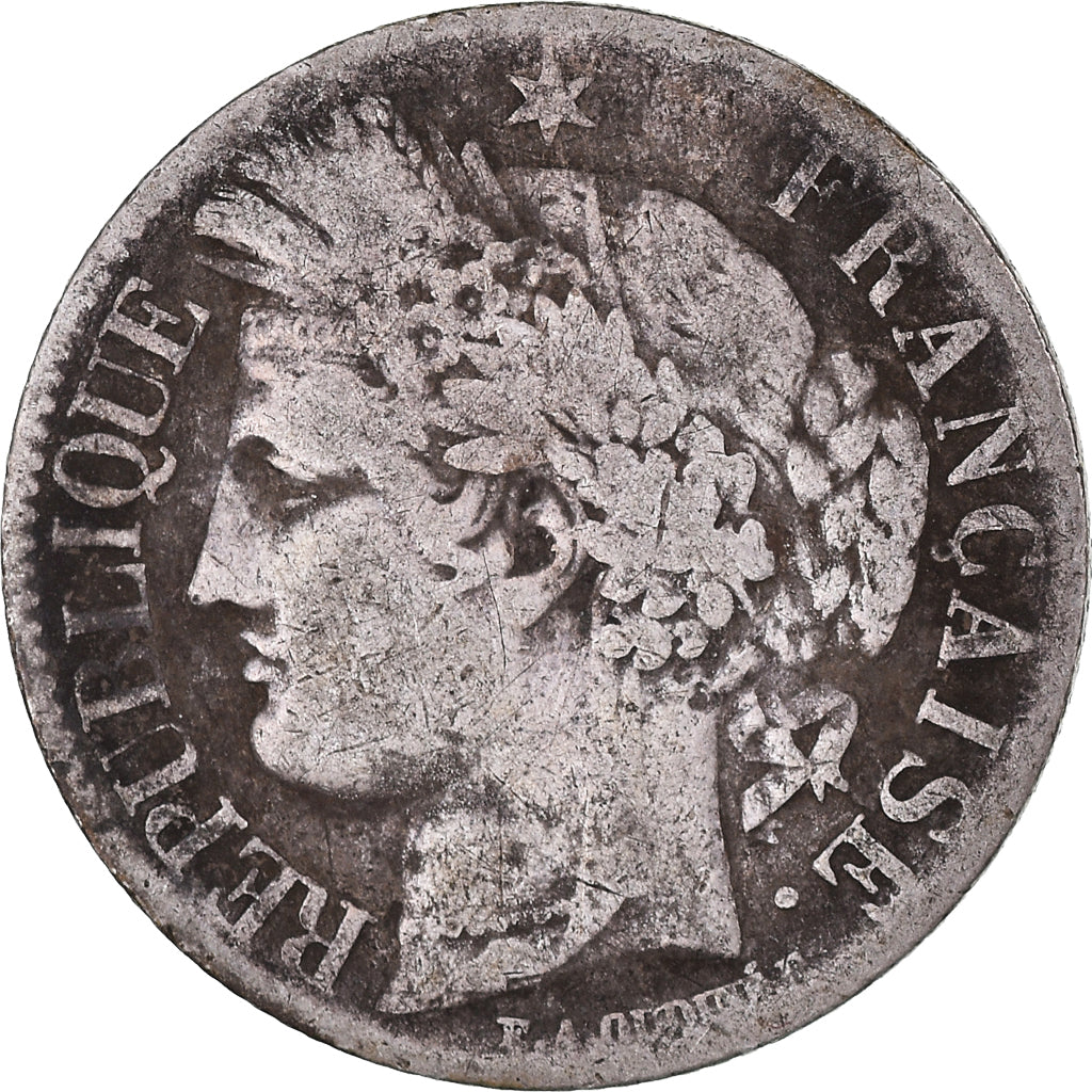 Münze, Frankreich, Cérès, Franc, 1849, Paris, SGE, Silber, KM:759.1, Le