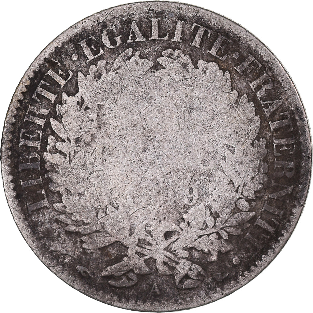 Münze, Frankreich, Cérès, Franc, 1849, Paris, SGE, Silber, KM:759.1, Le