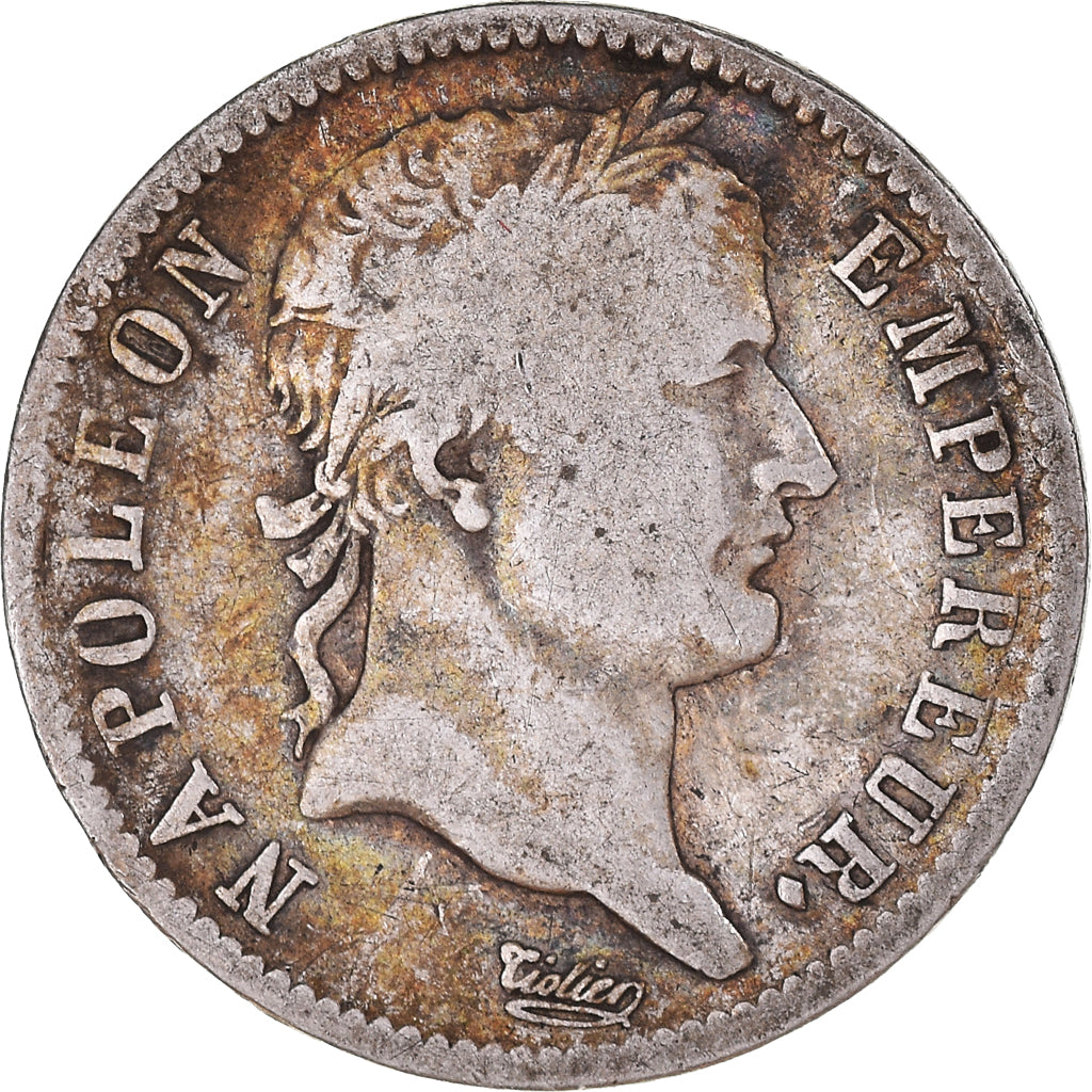 Coin, France, Napoléon I, Franc, 1809, Bordeaux, VF(20-25), Silver, KM:692.8