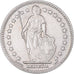 Coin, Switzerland, Franc, 1955, Bern, AU(55-58), Silver, KM:24