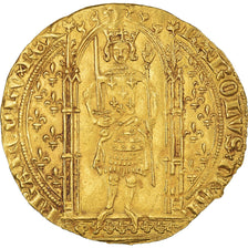 Monnaie, France, Charles V, Franc à pied, 1365, SUP, Or, Duplessy:360
