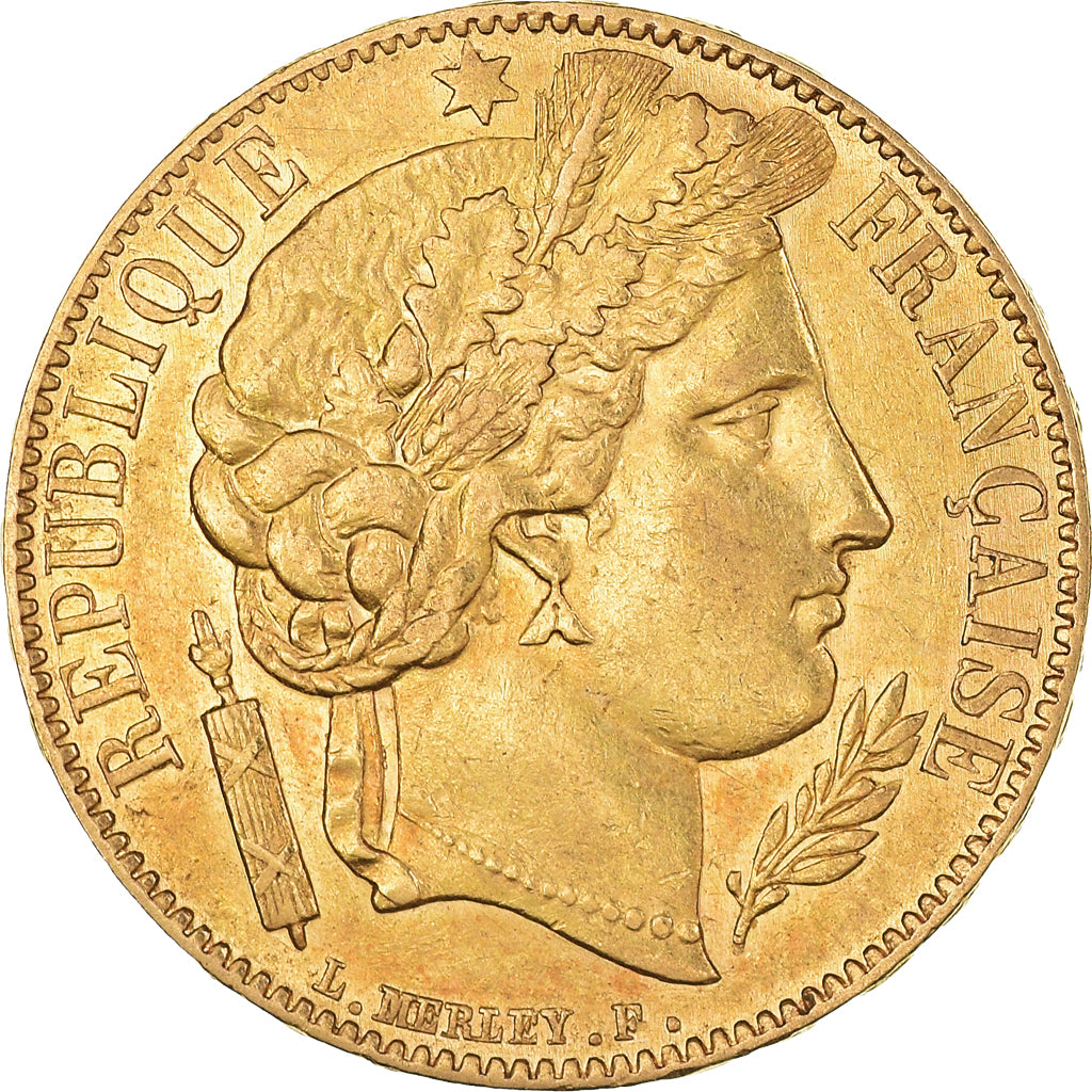 Moneta, Francia, Cérès, 20 Francs, 1850, Paris, BB+, Oro, KM:762, Gadoury:1059