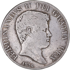 Coin, ITALIAN STATES, NAPLES, Ferdinando II, 120 Grana, 1834, VF(20-25), Silver
