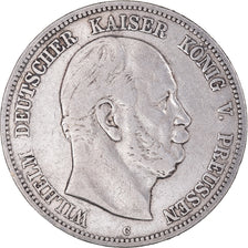 Coin, German States, PRUSSIA, Wilhelm I, 5 Mark, 1876, VF(30-35), Silver, KM:503