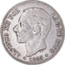 Münze, Spanien, Alfonso XII, 5 Pesetas, 1885, Madrid, S, Silber, KM:688