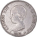 Coin, Spain, Alfonso XIII, 5 Pesetas, 1892, VF(30-35), Silver, KM:689