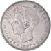 Münze, Spanien, Alfonso XIII, 5 Pesetas, 1897, Madrid, S+, Silber, KM:707