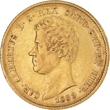 Munten, Italiaanse staten, SARDINIA, Carlo Alberto, 20 Lire, 1839, Torino, ZF