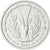 Moneta, Stati dell'Africa occidentale, Franc, 1961, SPL, Alluminio, KM:E3