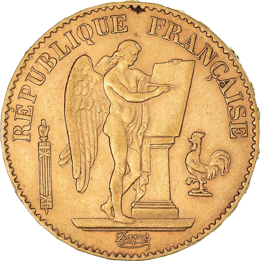 Monnaie, France, Génie, 20 Francs, 1879, Paris, TTB, Or, Gadoury:1063, KM:825