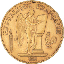 Monnaie, France, Génie, 20 Francs, 1879, Paris, TTB, Or, Gadoury:1063, KM:825