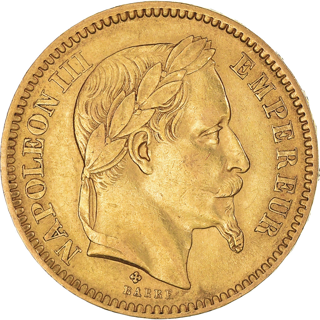 Monnaie, France, Napoleon III, 20 Francs, 1862, Strasbourg, TTB, Or