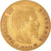 Moneda, Francia, Napoleon III, 10 Francs, 1859, Paris, BC+, Oro, KM:784.3
