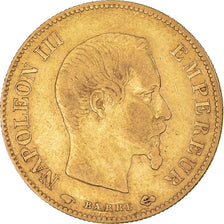 Coin, France, Napoleon III, 10 Francs, 1860, Paris, VF(30-35), Gold, KM:784.3