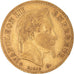 Münze, Frankreich, Napoleon III, 10 Francs, 1863, Paris, S+, Gold, KM:800.1