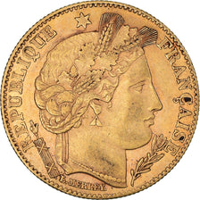 Münze, Frankreich, Cérès, 10 Francs, 1899, Paris, VZ, Gold, KM:830, Le