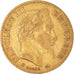 Münze, Frankreich, Napoleon III, 10 Francs, 1866, Strasbourg, S+, Gold