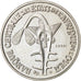 WEST AFRICAN STATES, 50 Francs, 1972, KM #E6, MS(60-62), Copper-Nickel, 4.94