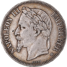 Coin, France, Napoléon III, 5 Francs, 1867, Strasbourg, VF(30-35), Silver
