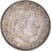 Münze, Niederlande, Juliana, 2-1/2 Gulden, 1962, SS+, Silber, KM:185