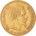 Moneta, Francia, Napoleon III, 10 Francs, 1855, Paris, MB+, Oro, KM:784.3
