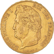 Coin, France, Louis-Philippe, 20 Francs, 1839, Paris, EF(40-45), Gold, KM:750.1