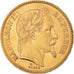 Moneta, Francja, Napoleon III, 20 Francs, 1863, Paris, MS(60-62), Złoto