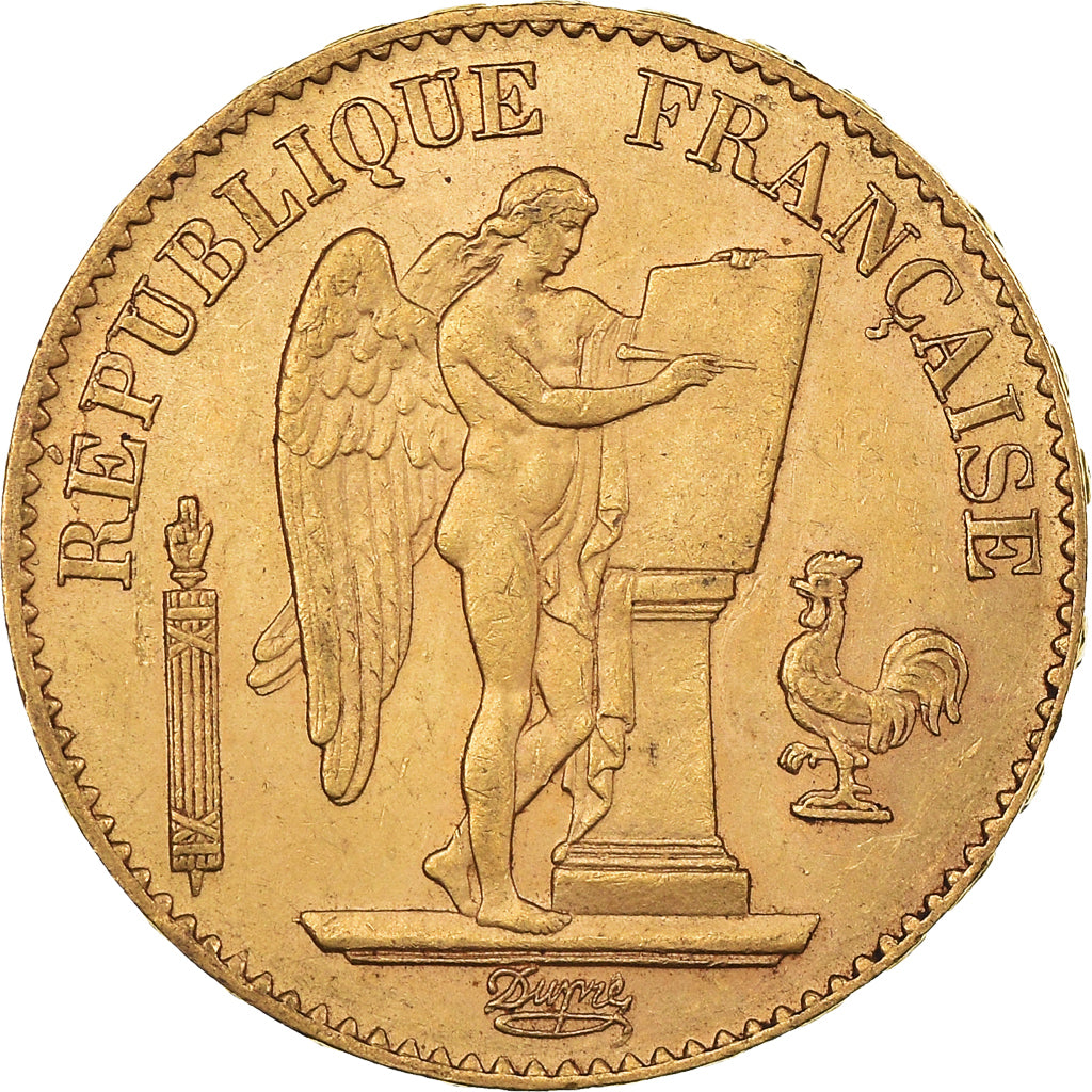Münze, Frankreich, Génie, 20 Francs, 1879, Paris, VZ, Gold, KM:825
