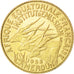 Münze, Kamerun, 5 Francs, 1958, Paris, VZ, Aluminum-Bronze, KM:E7, Lecompte:26