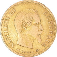 Coin, France, Napoleon III, 10 Francs, 1858, Paris, VF(30-35), Gold, KM:784.3