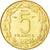 Moneda, Camerún, 5 Francs, 1958, Paris, SC, Aluminio - bronce, KM:E7