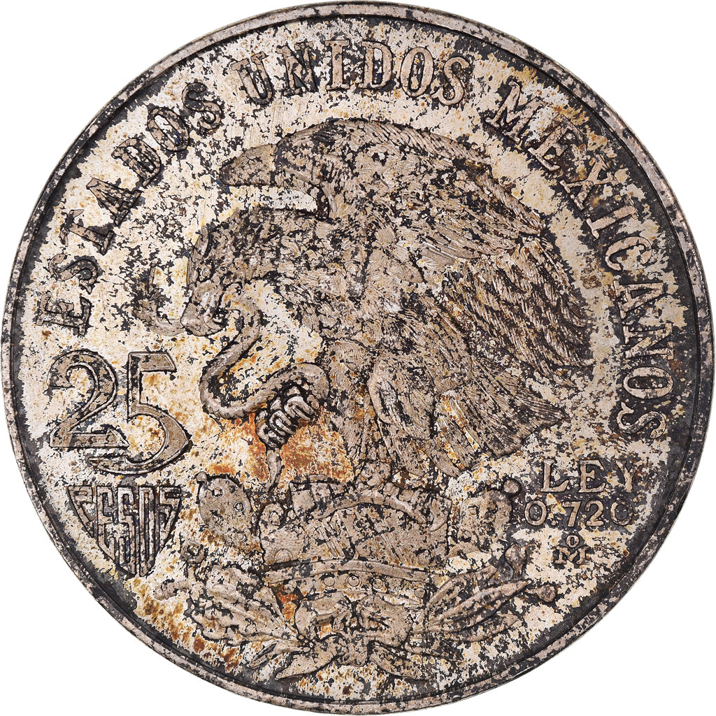 Moneta, Messico, 25 Pesos, 1968, Mexico, SPL-, Argento, KM:479.1
