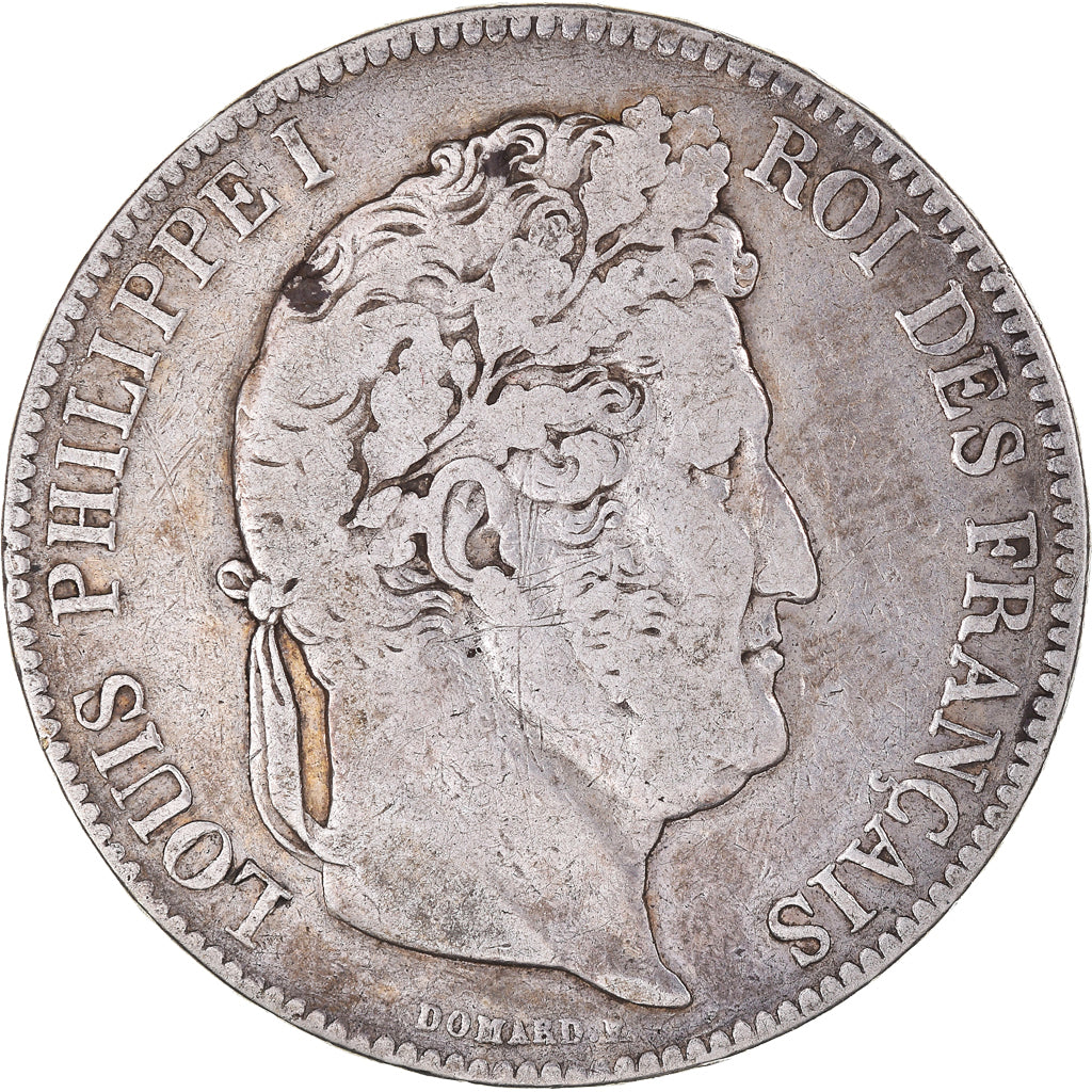 Coin, France, Louis-Philippe, 5 Francs, 1832, La Rochelle, VF(20-25), Silver
