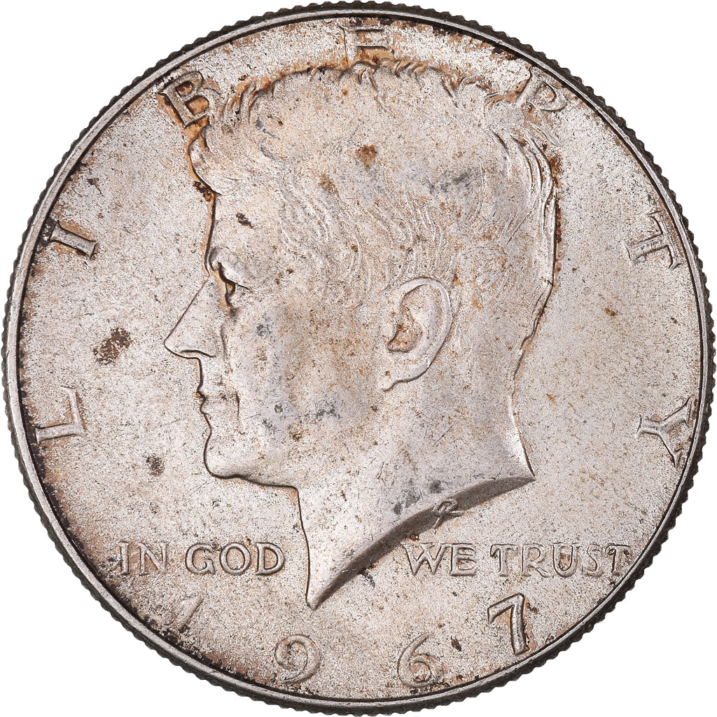 Coin, United States, John F. Kennedy, Half Dollar, 1967, Philadelphia
