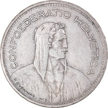 Coin, Switzerland, 5 Francs, 1931, Bern, VF(30-35), Silver, KM:40