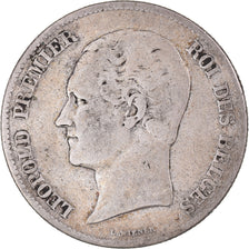 Coin, Belgium, Leopold I, 2-1/2 Francs, 1849, VF(20-25), Silver, KM:11
